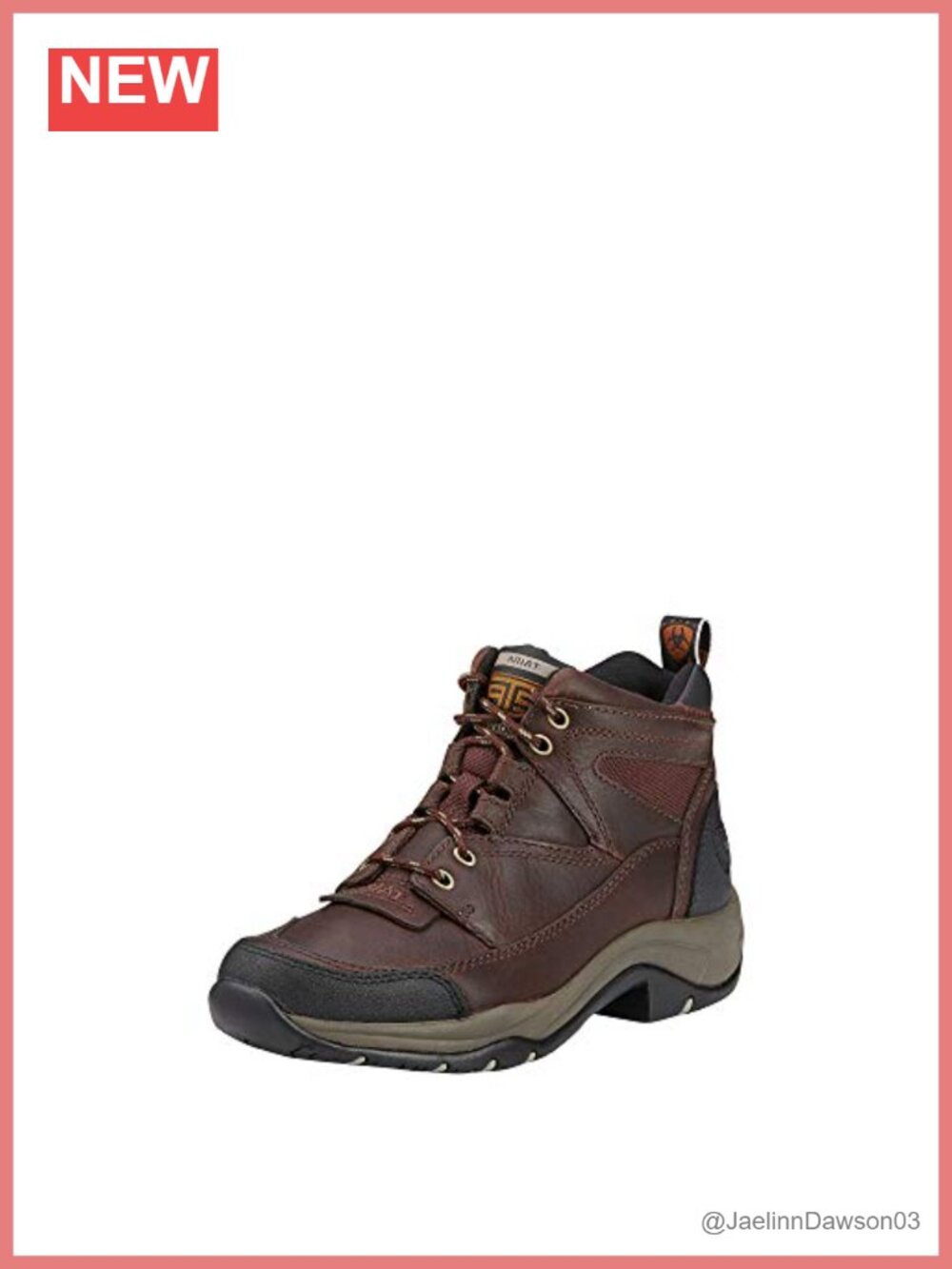 Women's Leather Hiking Boots Water Resistant Lace Up Ankle Boots